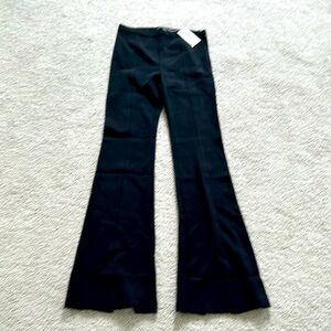 Black flared pants in size 4.